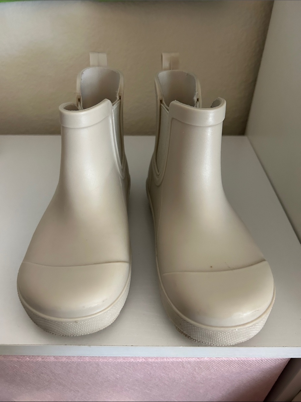 BearPaw Kids Chelsea Rain Boots - Cream